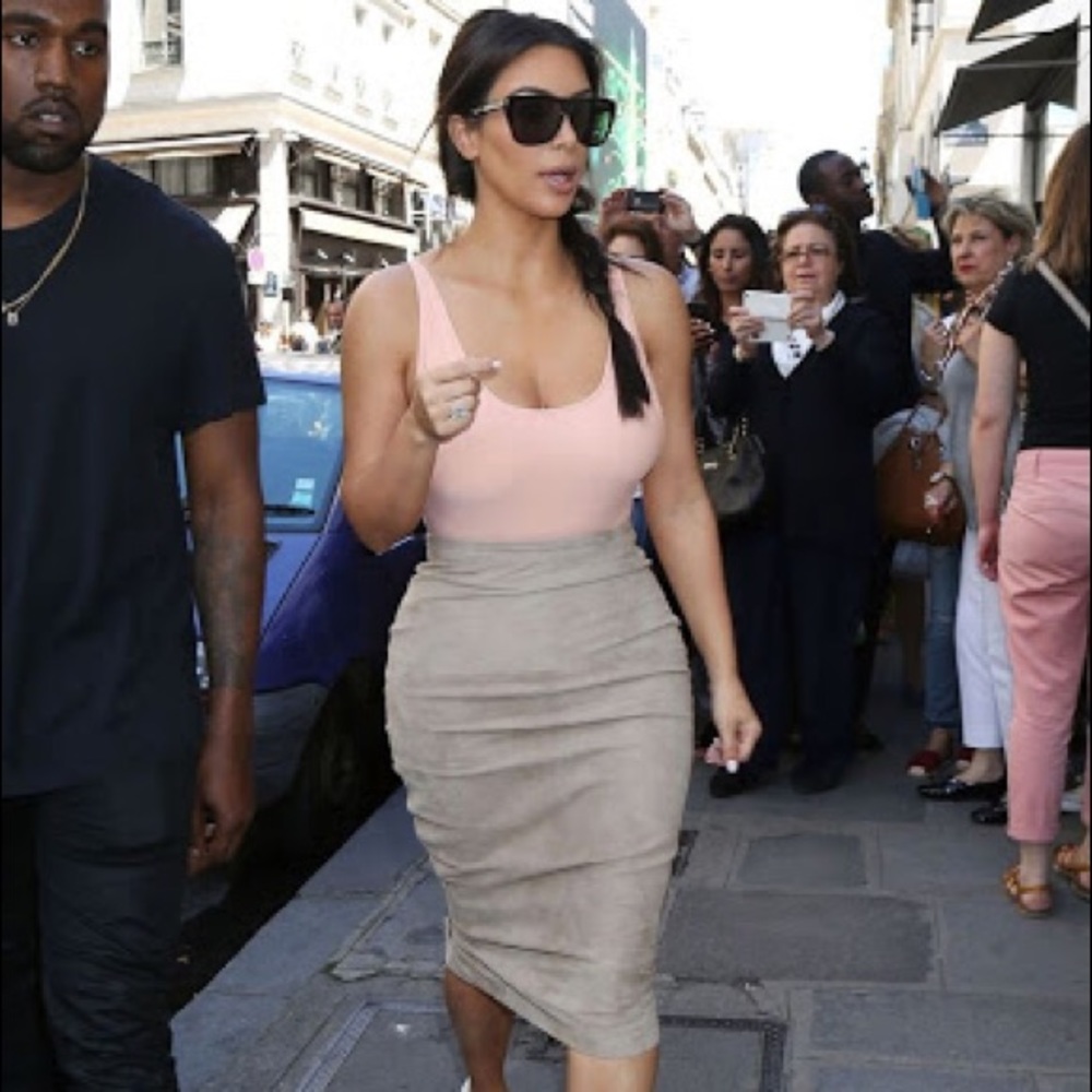 Midi Pencil Skirt